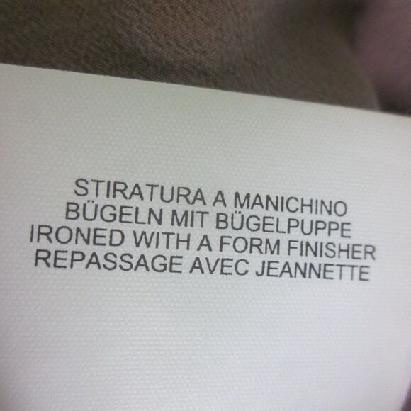 Fay Silk Dolman Sleeve Jacket Zip Front Tan Cuffed Short Sleeve Made in Italy - Picture 13 of 16